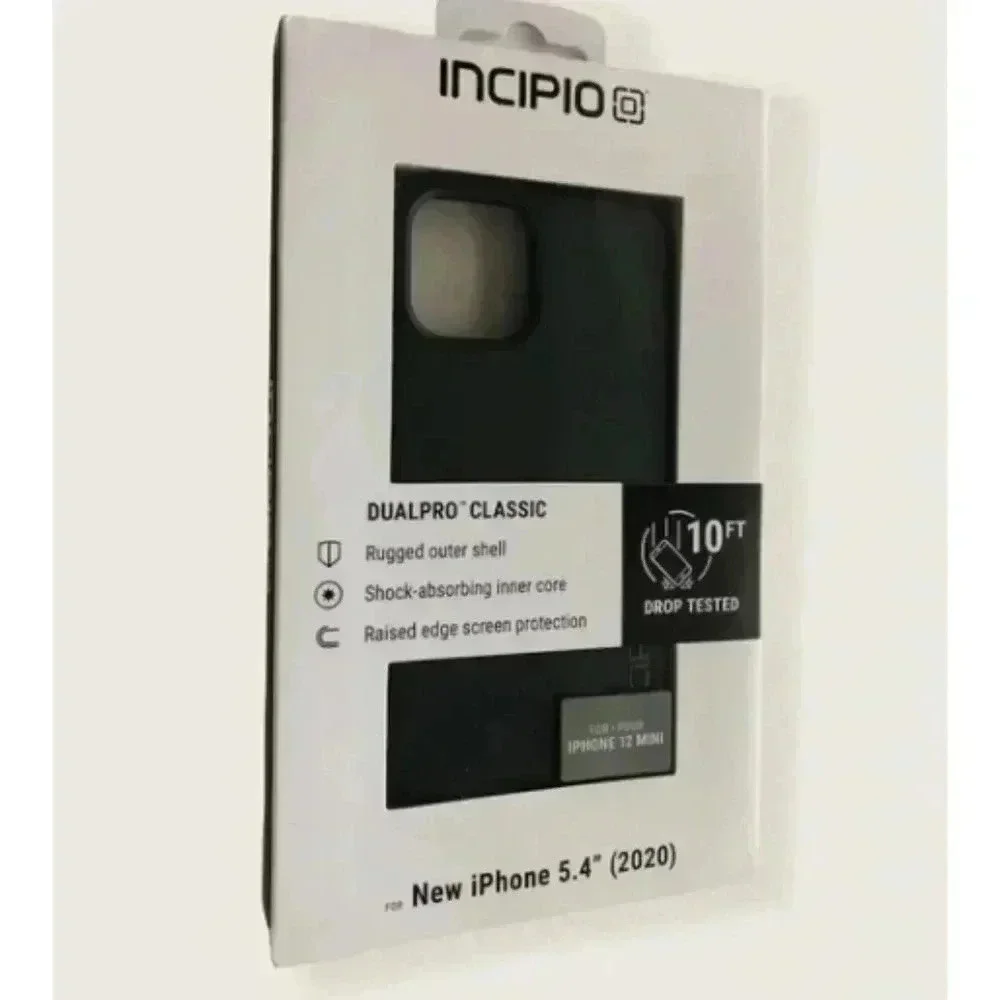 Incipio Black iPhone 5.4 (2020) Dual Pro Classsic Case New‎